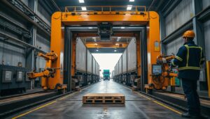 L’automatisation des zones de chargement avec les portiques de manutention