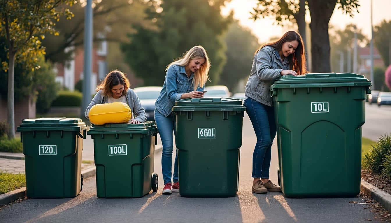 Illustration: Comment bien comprendre les dimensions et volumes des conteneurs poubelles selon l’usage