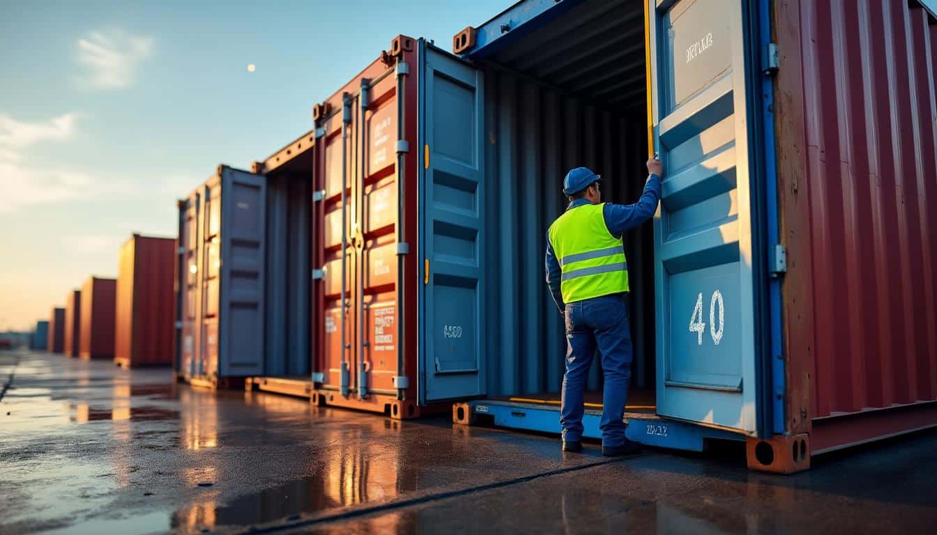 Illustration: Les tailles standards des conteneurs et leurs volumes intérieurs détaillés