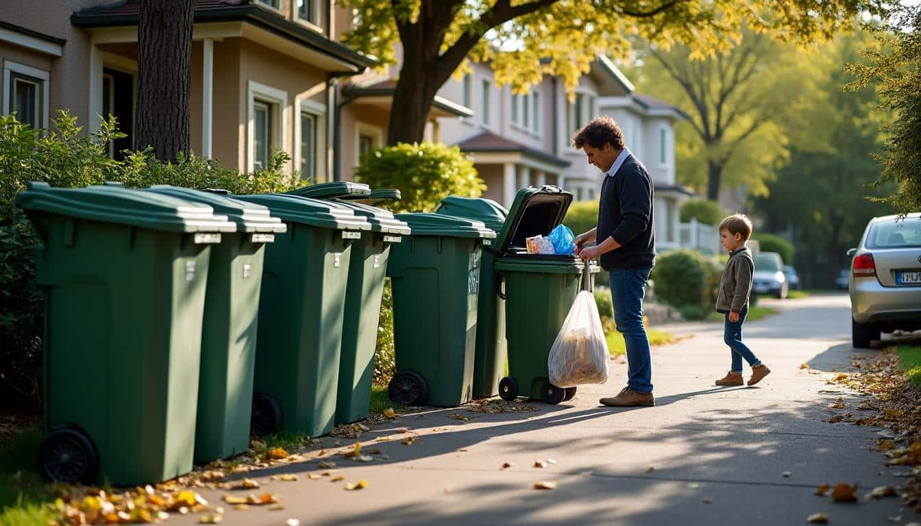 Illustration: Comprendre les volumes et capacités des contenants à déchets