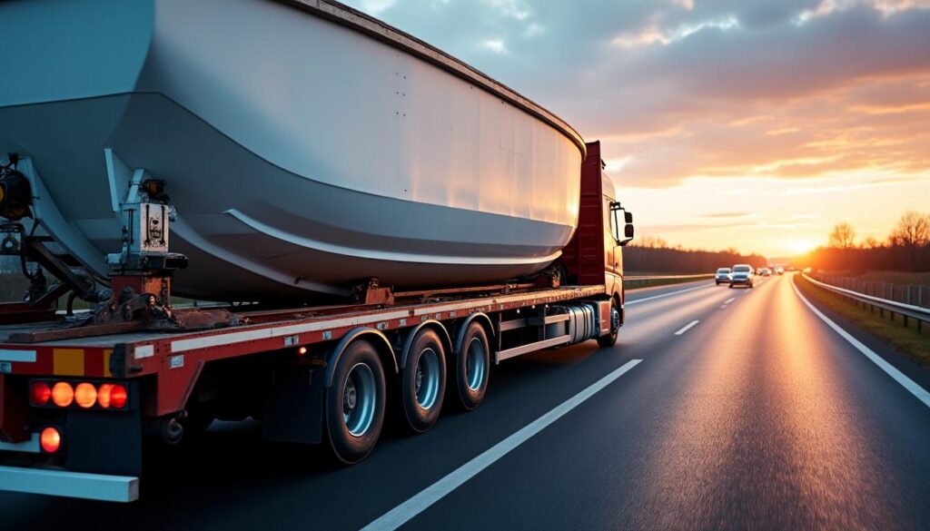 Transport routier des bateaux : guide pour un déplacement sécurisé