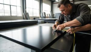 Plaque d’acier noir : usages, choix et points à vérifier